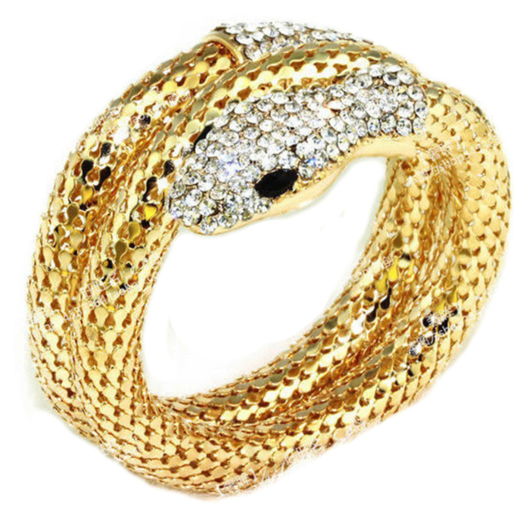 Snake Bracelet Crystal Rhinestone Jewelry 378